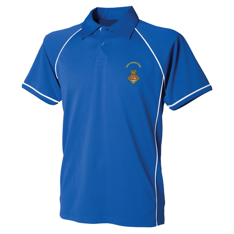 HMS Maidstone Performance Polo