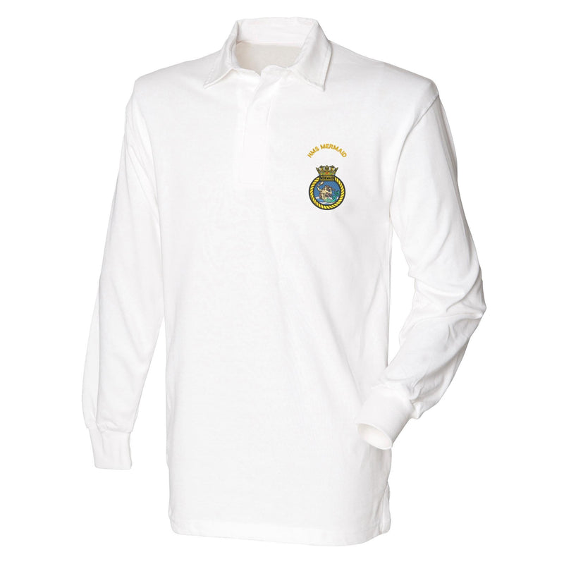 HMS Mermaid Long Sleeve Rugby Shirt