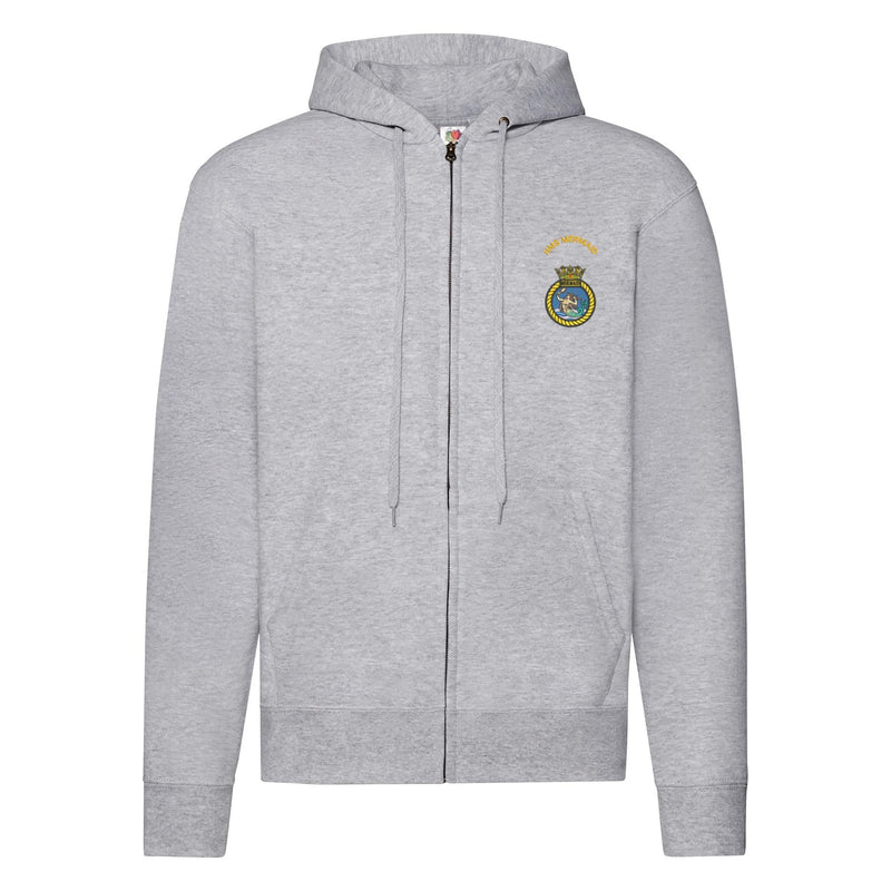 HMS Mermaid Zipped Hoodie