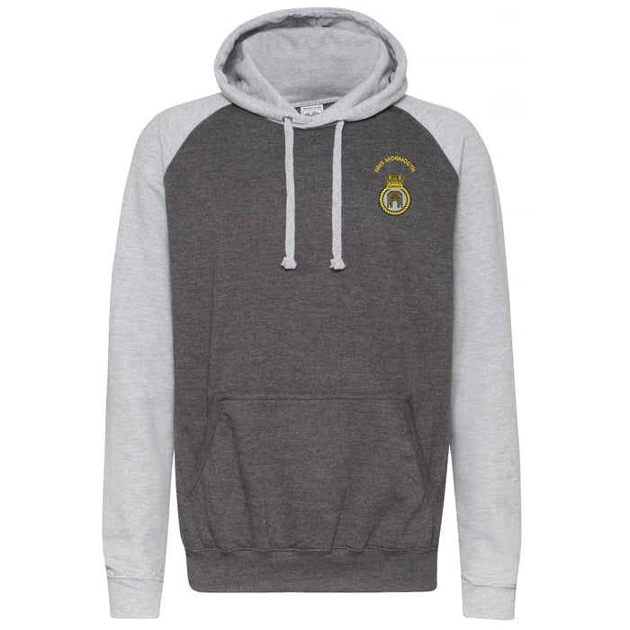 HMS Monmouth Contrast Hoodie