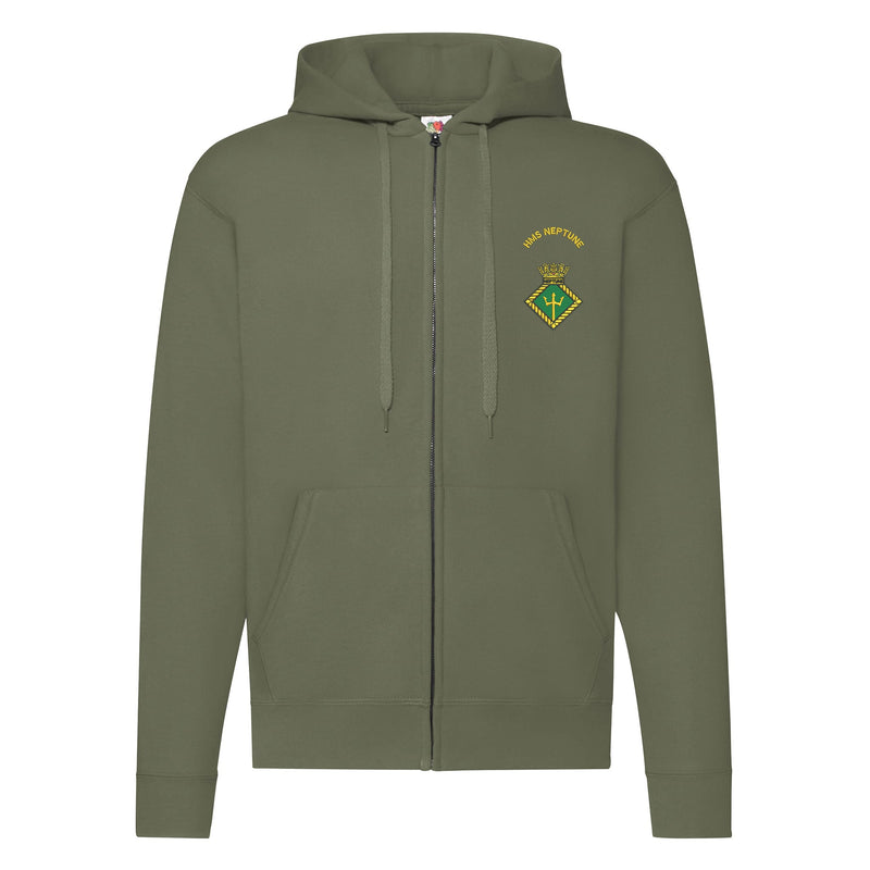 HMS Neptune Zipped Hoodie