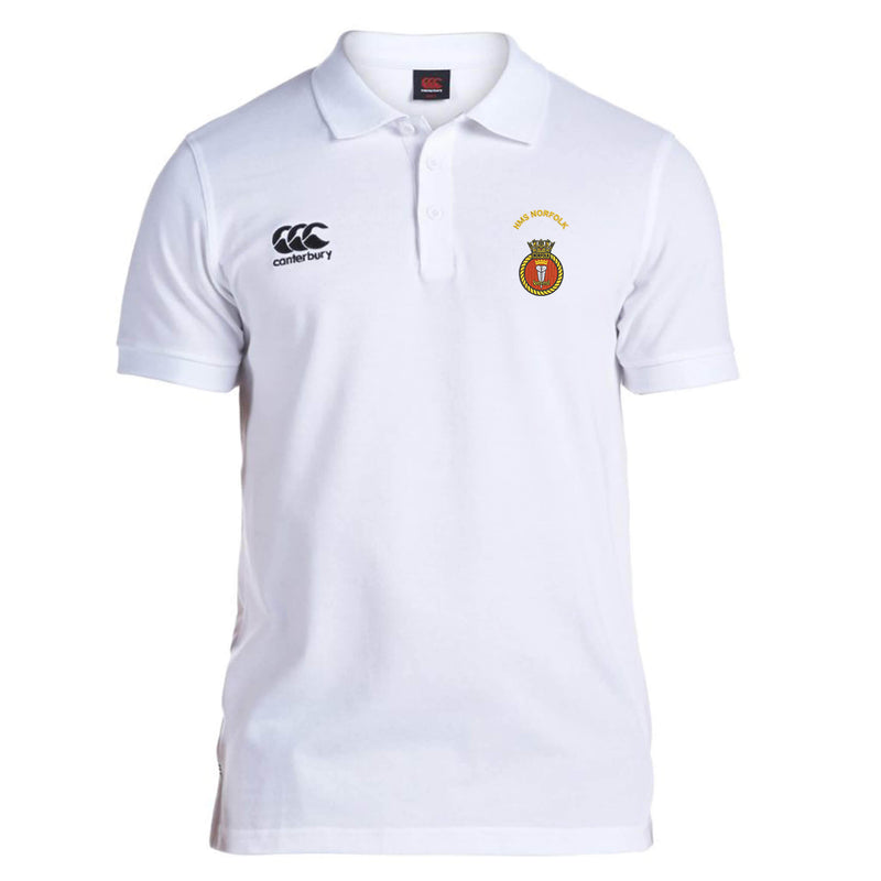 HMS Norfolk Canterbury Rugby Polo