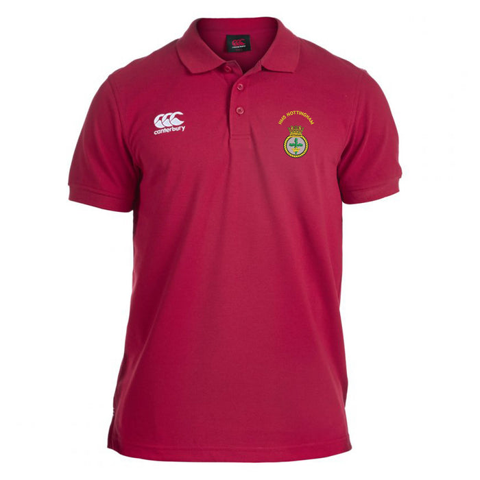 HMS Nottingham Canterbury Rugby Polo