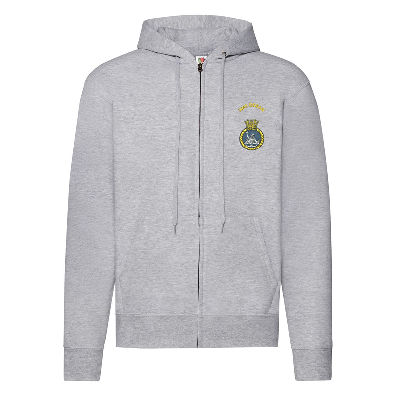 HMS Ocean Zipped Hoodie