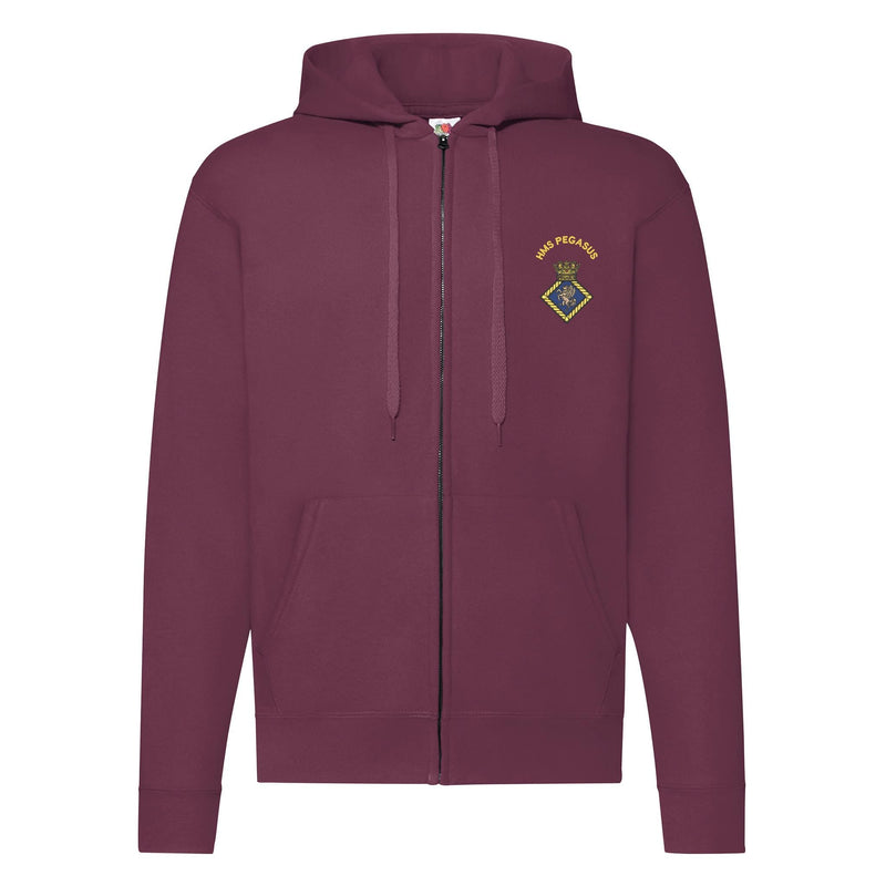 HMS Pegasus Zipped Hoodie