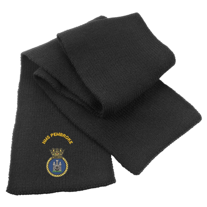 HMS Pembroke Heavy Knit Scarf