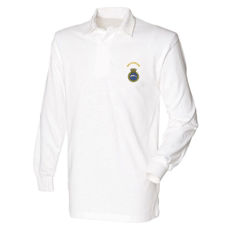 HMS Porpoise Long Sleeve Rugby Shirt