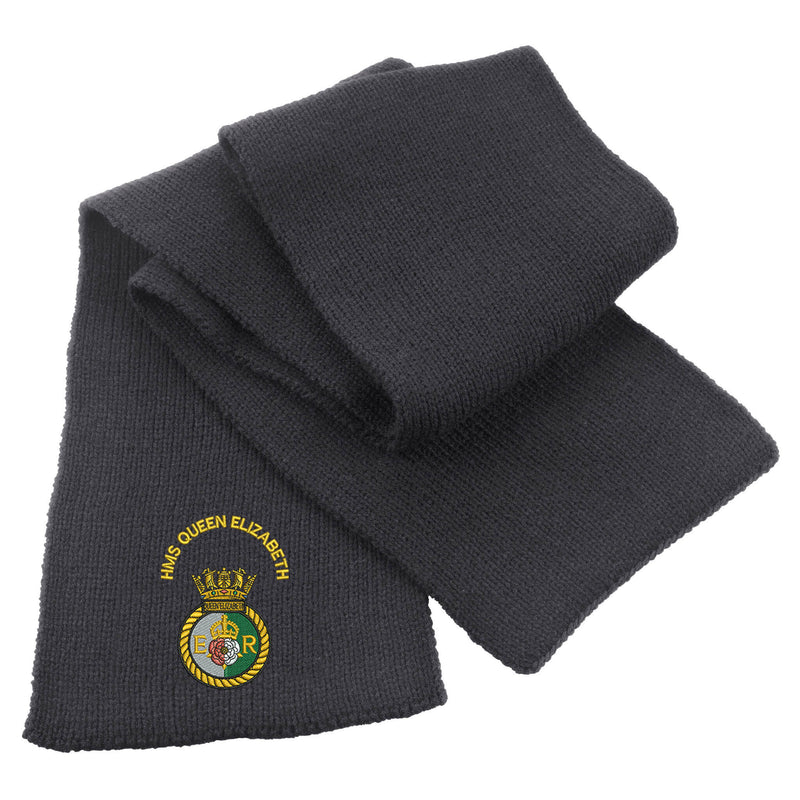 HMS Queen Elizabeth Heavy Knit Scarf
