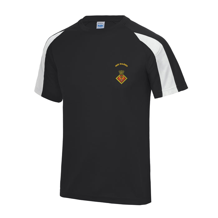 HMS Raleigh Contrast Polyester T-Shirt