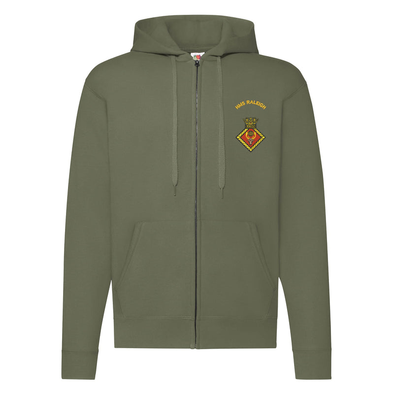 HMS Raleigh Zipped Hoodie