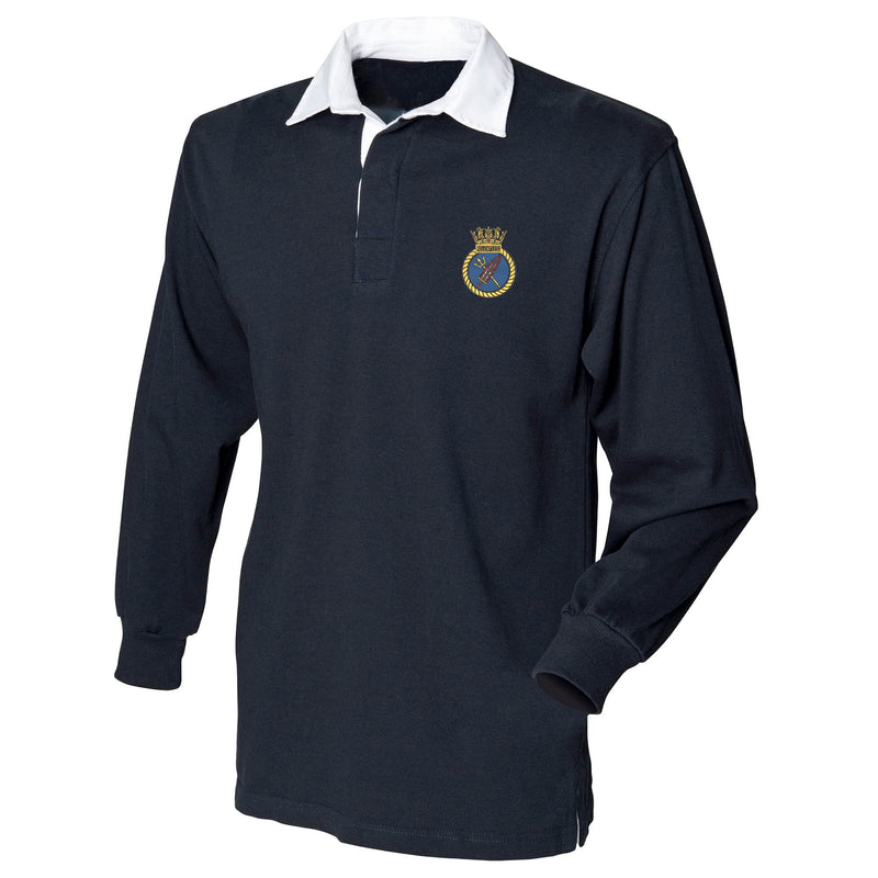 HMS Relentless Long Sleeve Rugby Shirt