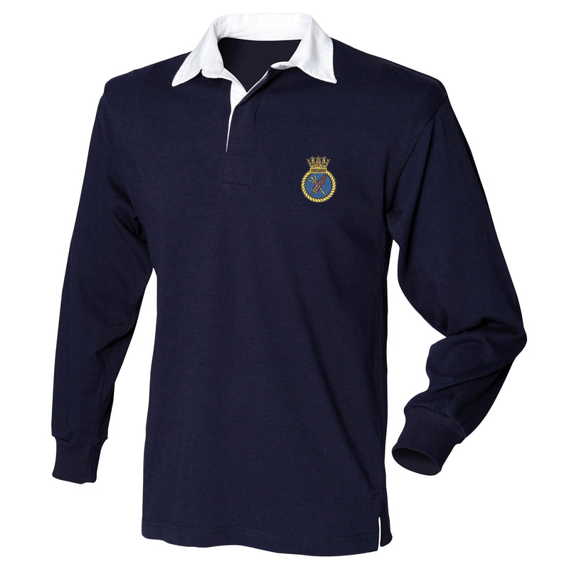 HMS Relentless Long Sleeve Rugby Shirt