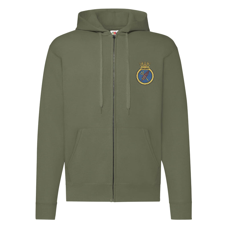 HMS Relentless Zipped Hoodie