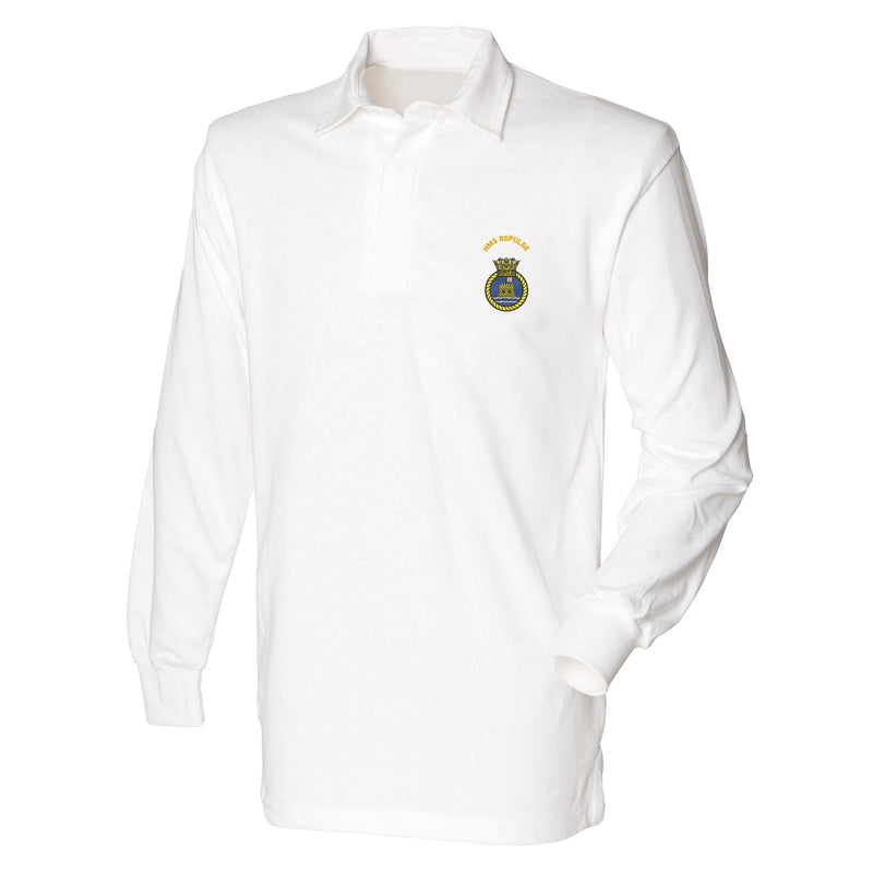 HMS Repulse Long Sleeve Rugby Shirt