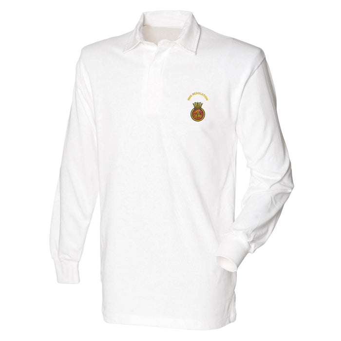 HMS Resolution Long Sleeve Rugby Shirt
