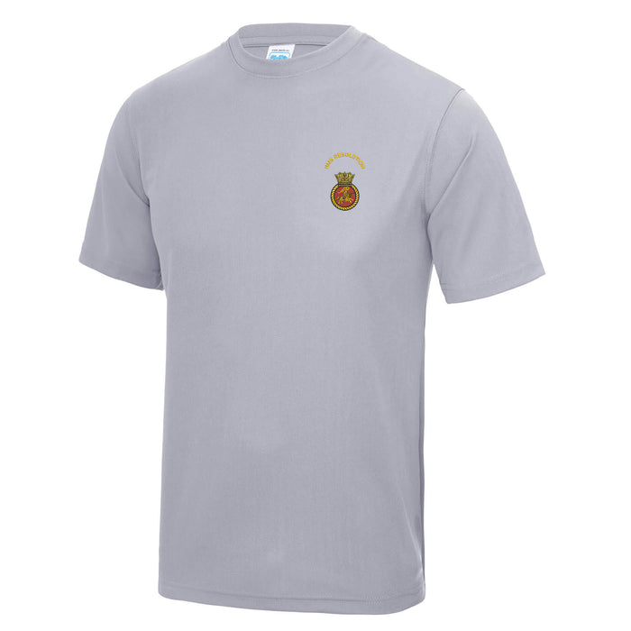 HMS Resolution Polyester T-Shirt