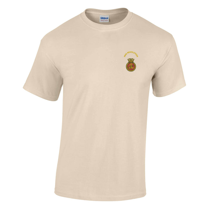 HMS Resolution Cotton T-Shirt