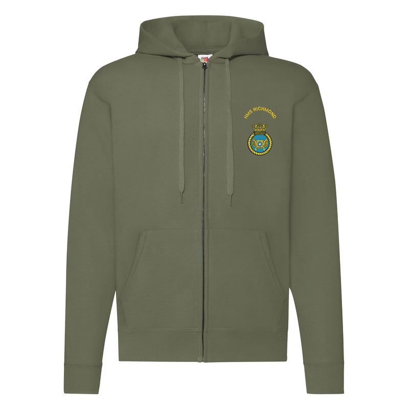 HMS Richmond Zipped Hoodie