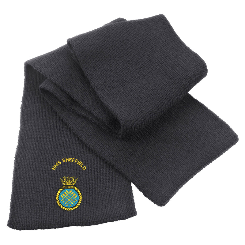 HMS Sheffield Heavy Knit Scarf