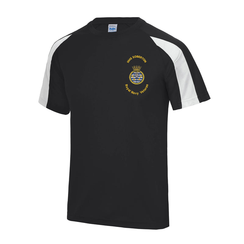 HMS Soberton Contrast Polyester T-Shirt