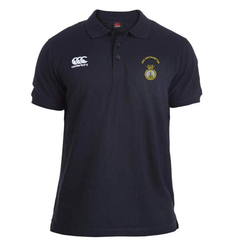 HMS Southampton Canterbury Rugby Polo