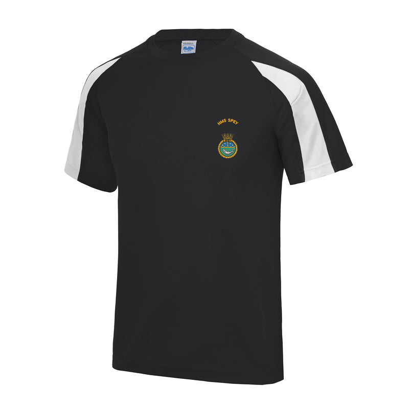 HMS Spey Contrast Polyester T-Shirt