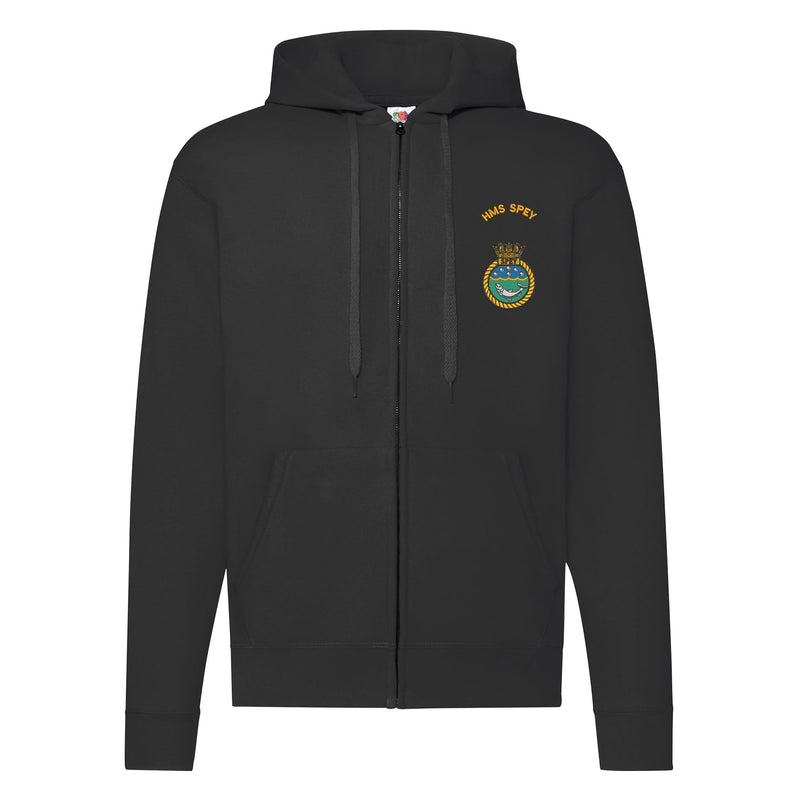 HMS Spey Zipped Hoodie
