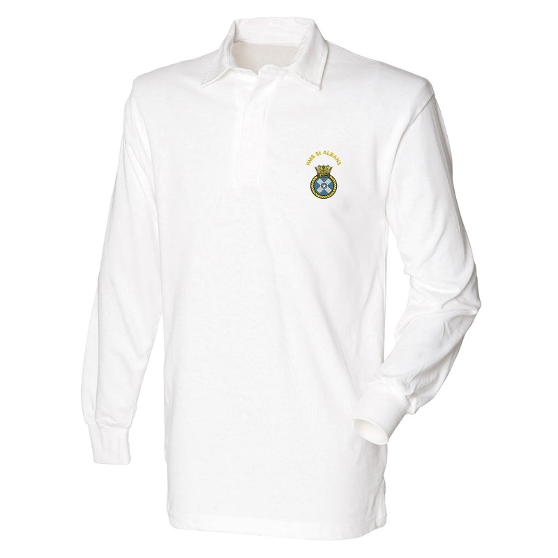 HMS St Albans Long Sleeve Rugby Shirt