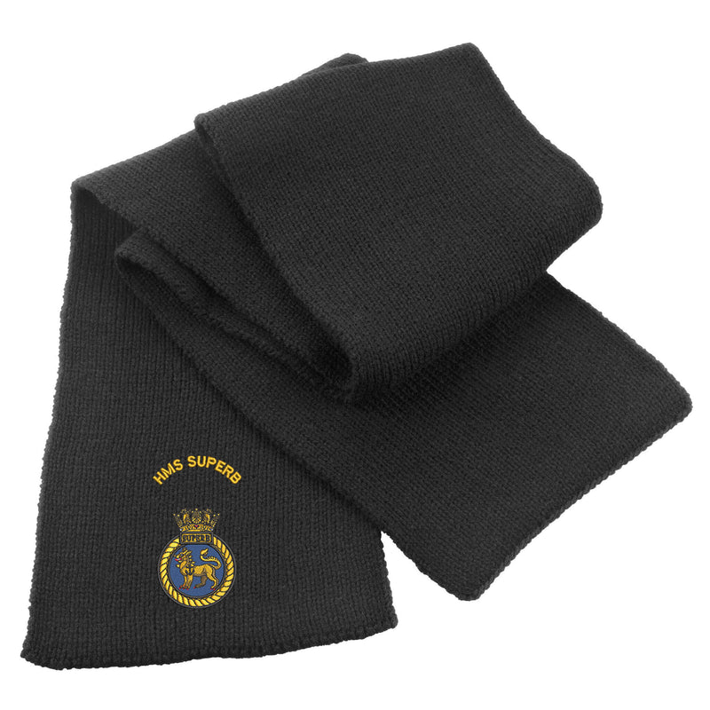 HMS Superb Heavy Knit Scarf