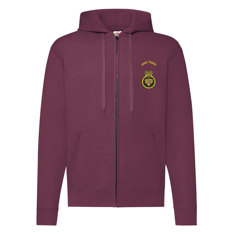 HMS Tiger Zipped Hoodie
