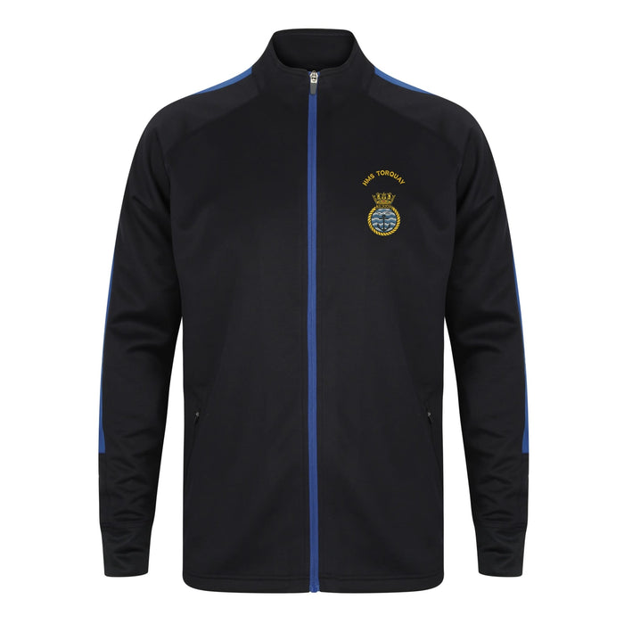 HMS Torquay Knitted Tracksuit Top