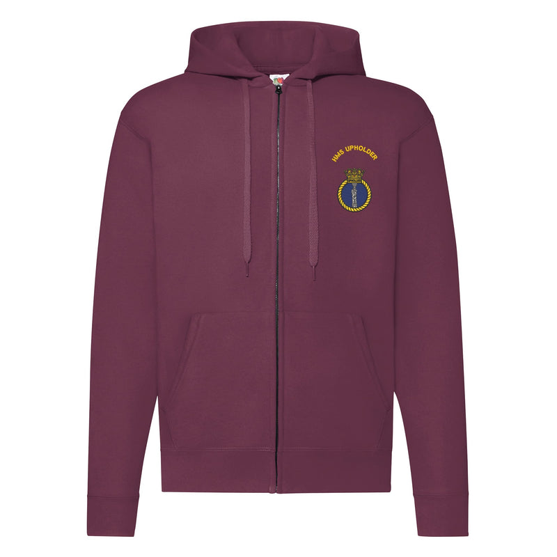 HMS Upholder Zipped Hoodie