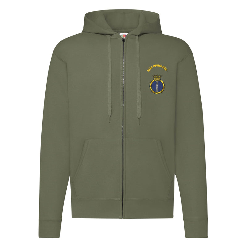 HMS Upholder Zipped Hoodie