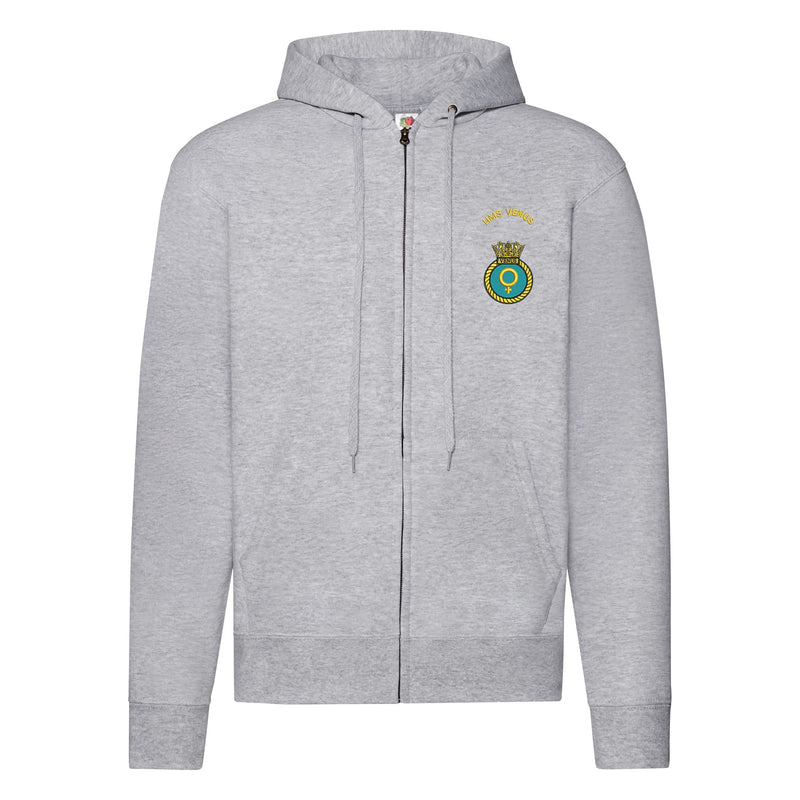 HMS Venus Zipped Hoodie