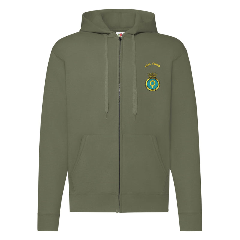 HMS Venus Zipped Hoodie