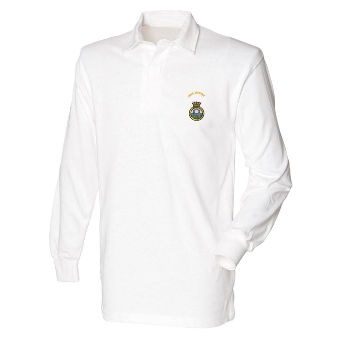HMS Whitby Long Sleeve Rugby Shirt