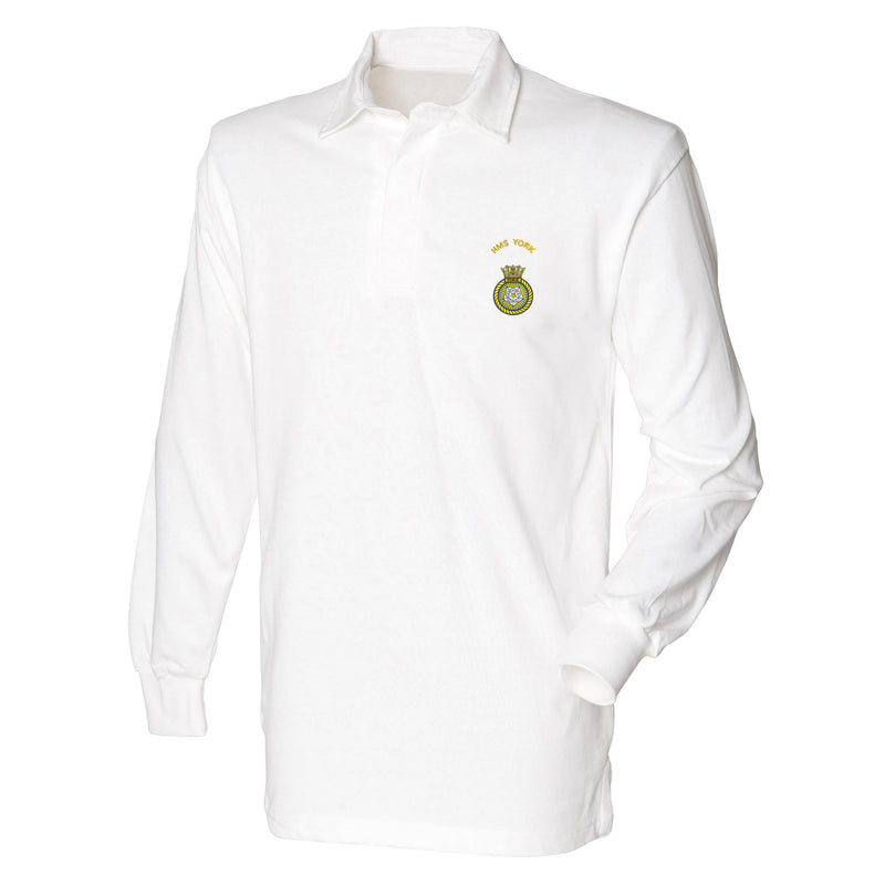 HMS York Long Sleeve Rugby Shirt