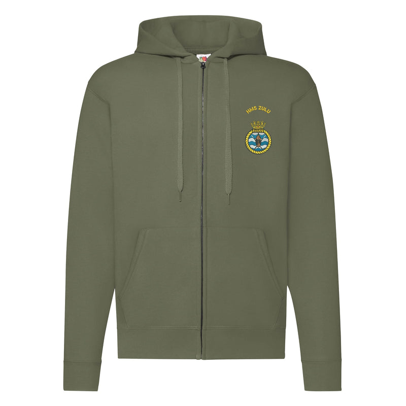 HMS Zulu Zipped Hoodie