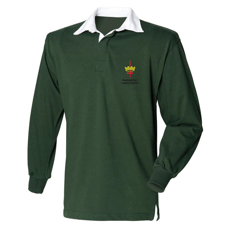 HQ London District Long Sleeve Rugby Shirt