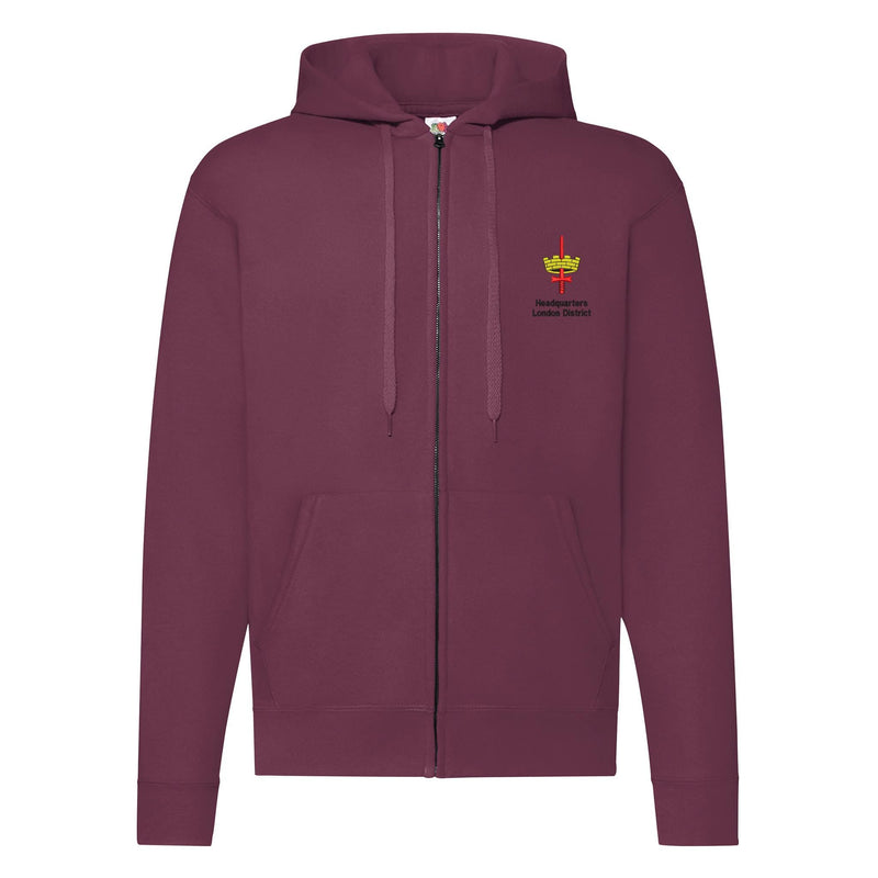 HQ London District Zipped Hoodie