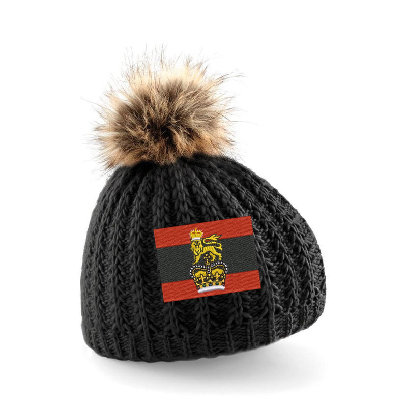 Headquarters of HQ Home Command Pom Pom Beanie Hat