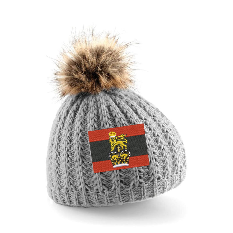 Headquarters of HQ Home Command Pom Pom Beanie Hat