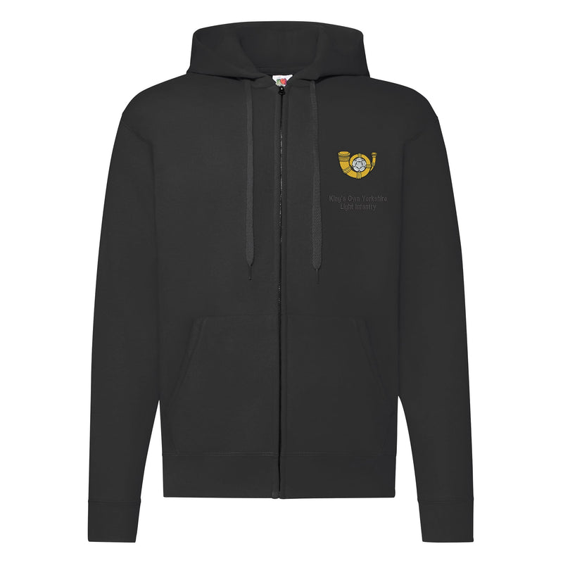 Kings Own Yorkshire Light Infantry Zipped Hoodie