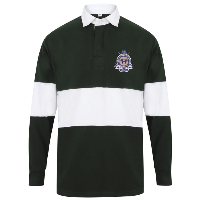 Leeds UOTC York Universities DET Long Sleeve Panelled Rugby Shirt