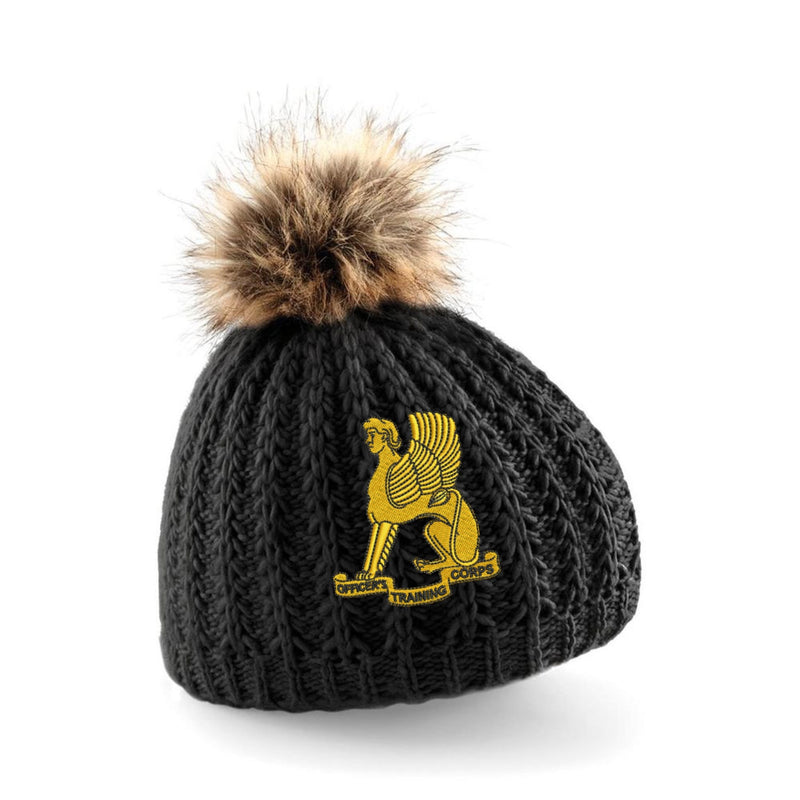 Leeds University Officers Training Corps (LUOTC) Pom Pom Beanie Hat