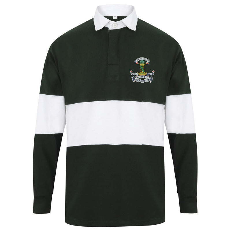 Leicestershire Yeomanry Front Row Long Sleeve Panelled Rugby Shirt