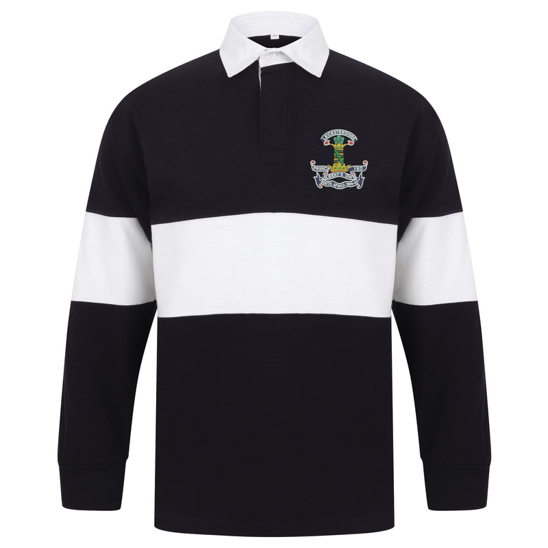 Leicestershire Yeomanry Front Row Long Sleeve Panelled Rugby Shirt