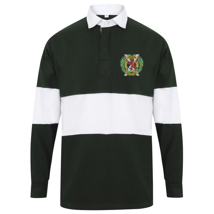 London Scottish Regiment Long Sleeve Panelled Rugby Shirt