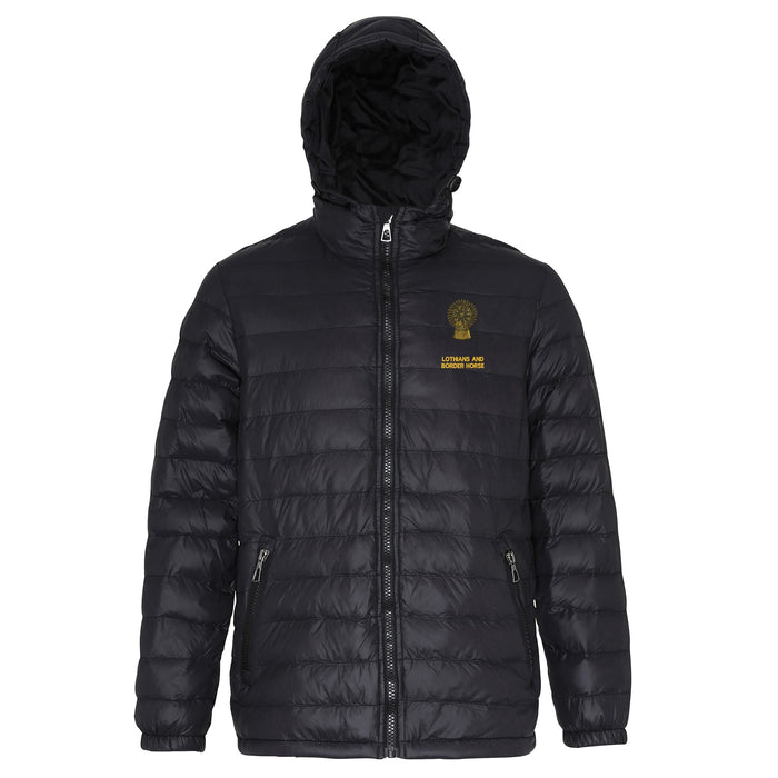 Lothians and Border Horse Hooded Contrast Padded Jacket