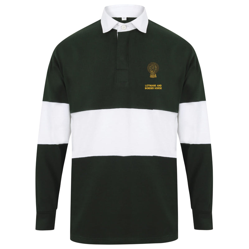 Lothians and Border Horse Long Sleeve Panelled Rugby Shirt